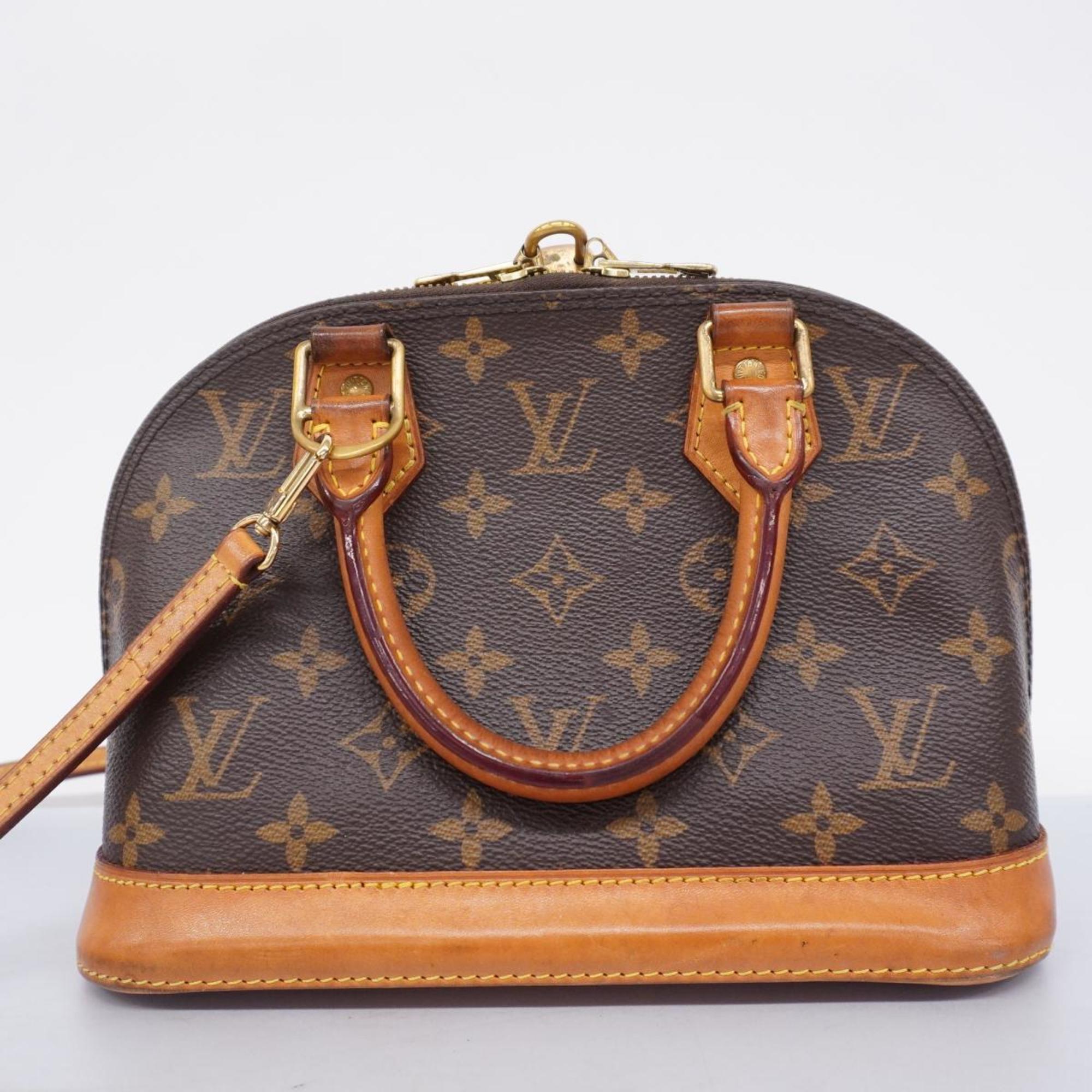 Louis Vuitton Handbag Monogram Alma BB M53152 Brown Ladies