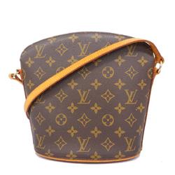 Louis Vuitton Shoulder Bag Monogram Drouot M51290 Brown Ladies