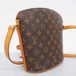 Louis Vuitton Shoulder Bag Monogram Drouot M51290 Brown Ladies