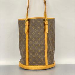 Louis Vuitton Tote Bag Monogram Bucket GM M42236 Brown Women's