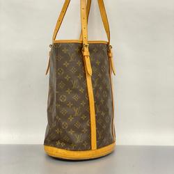 Louis Vuitton Tote Bag Monogram Bucket GM M42236 Brown Women's