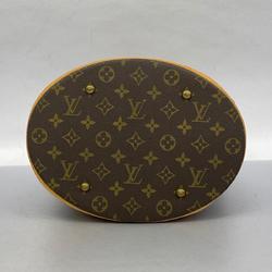 Louis Vuitton Tote Bag Monogram Bucket GM M42236 Brown Women's