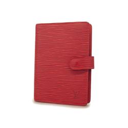 Louis Vuitton Notebook Cover Epi Agenda PM R20057 Castilian Red for Women