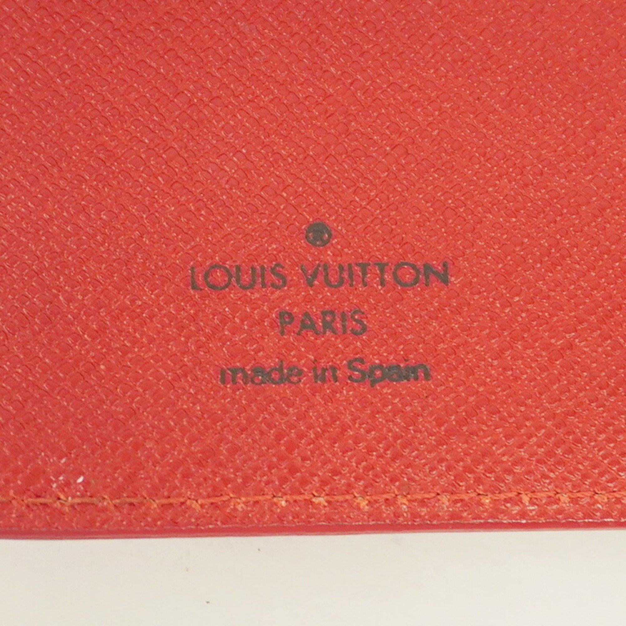 Louis Vuitton Notebook Cover Epi Agenda PM R20057 Castilian Red for Women