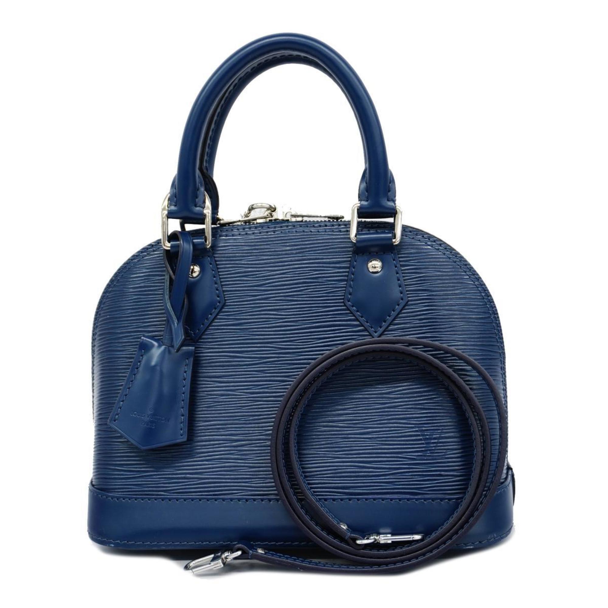 Louis Vuitton Handbag Epi Alma BB M40862 Navy Women's