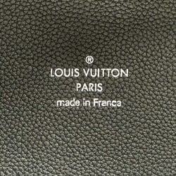 Louis Vuitton Tote Bag Mahina Hina MM M54354 Noir Dark Brown Women's