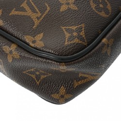 LOUIS VUITTON Louis Vuitton Monogram Macassar PDV PM Porte Document Voyage Brown M52005 Men's Canvas Bag