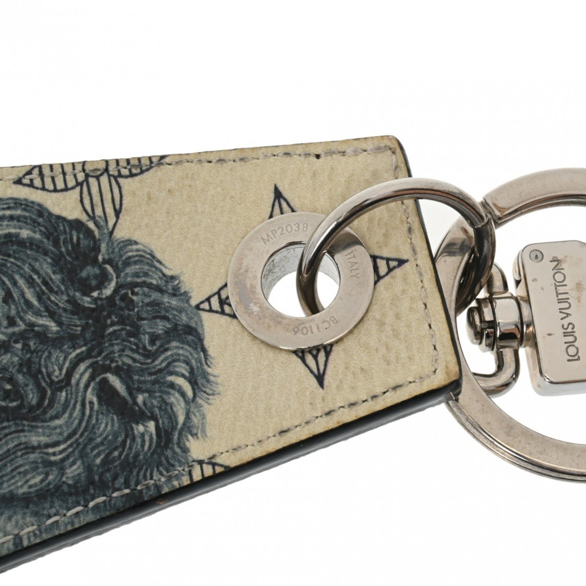 LOUIS VUITTON Louis Vuitton Anchappe Chapman Brothers Navy Unisex Monogram Savannah Keychain