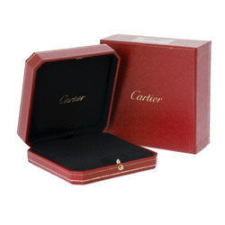 CARTIER Love Necklace 3P Diamond Women's K18 White Gold