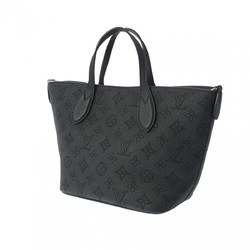 LOUIS VUITTON Louis Vuitton Monogram Mahina Blossom PM Noir Women's Leather Handbag