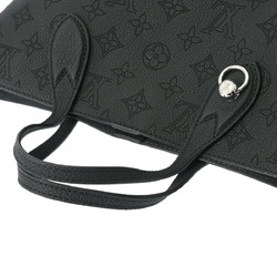 LOUIS VUITTON Louis Vuitton Monogram Mahina Blossom PM Noir Women's Leather Handbag