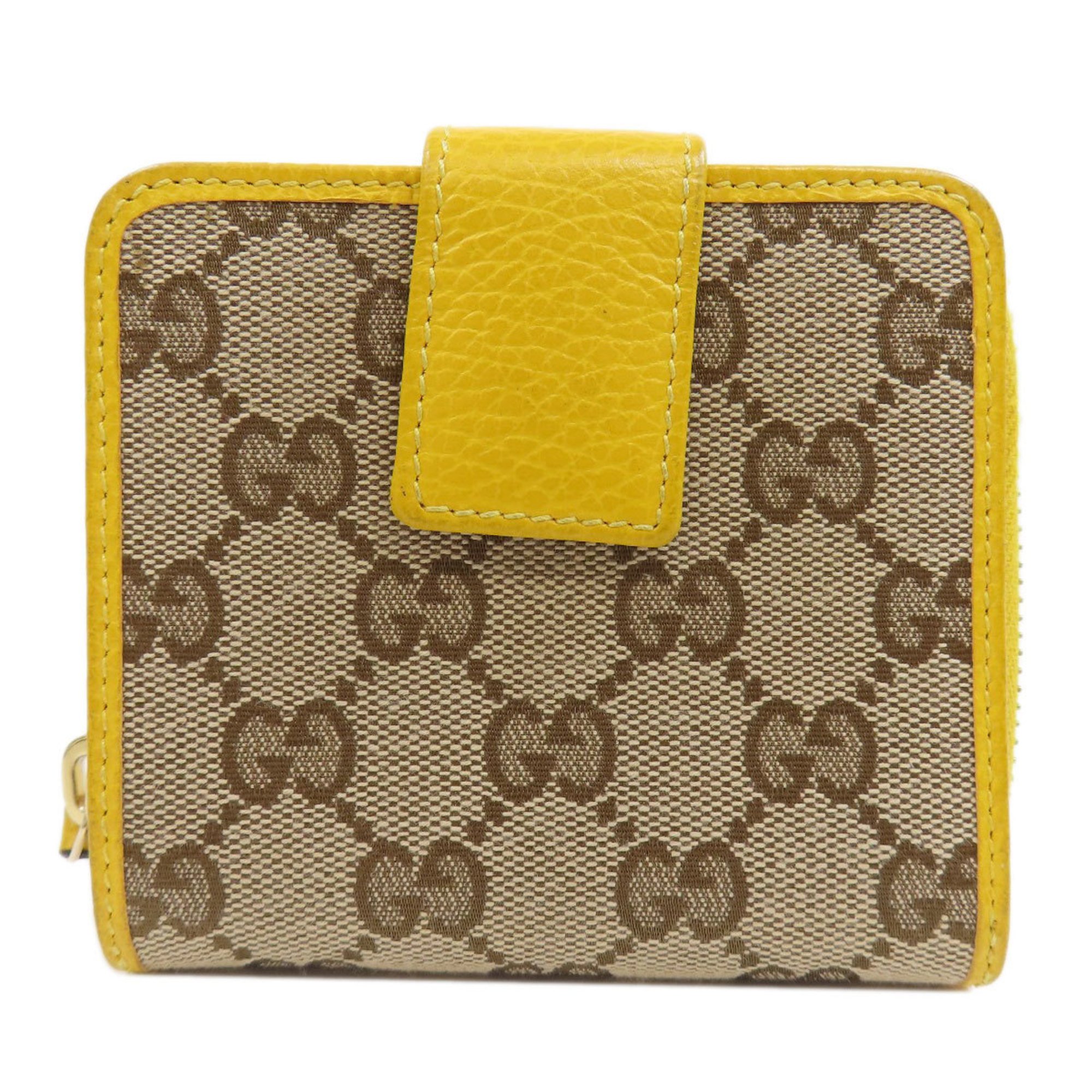 Gucci 346056 GG Outlet Bi-fold Wallet Canvas Women's GUCCI