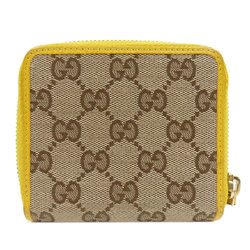 Gucci 346056 GG Outlet Bi-fold Wallet Canvas Women's GUCCI