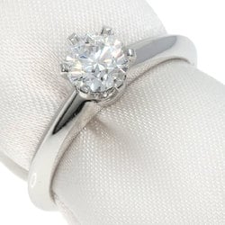 Tiffany Solitaire 1P Diamond Ring, Platinum PT950, Women's, TIFFANY&Co.