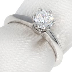 Tiffany Solitaire 1P Diamond Ring, Platinum PT950, Women's, TIFFANY&Co.