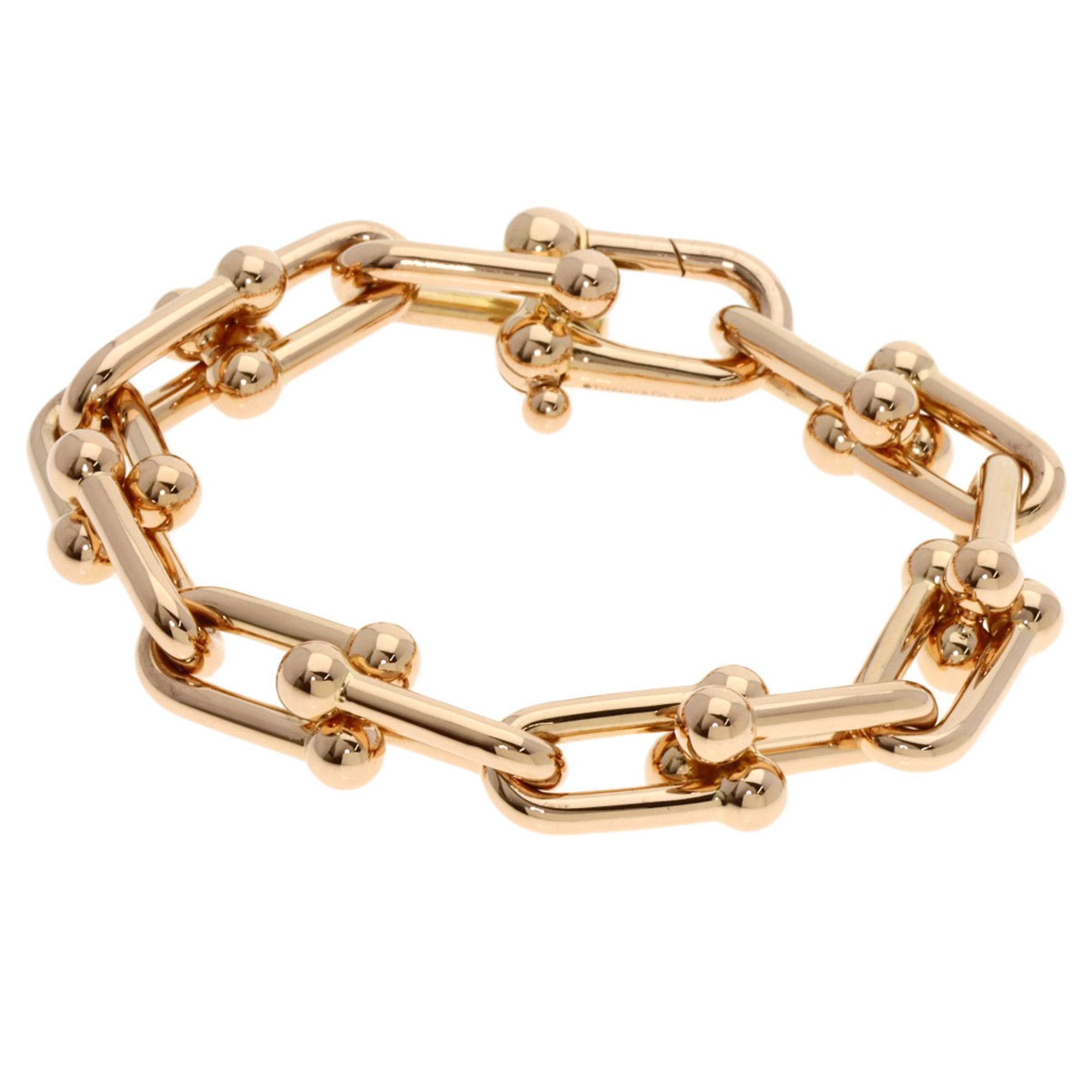 Tiffany HardWear Large Link Bracelet in 18k Pink Gold for Women TIFFANY&Co.