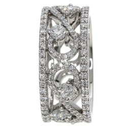 Tiffany Enchant Scroll Diamond Ring, Platinum PT950, Women's, TIFFANY&Co.