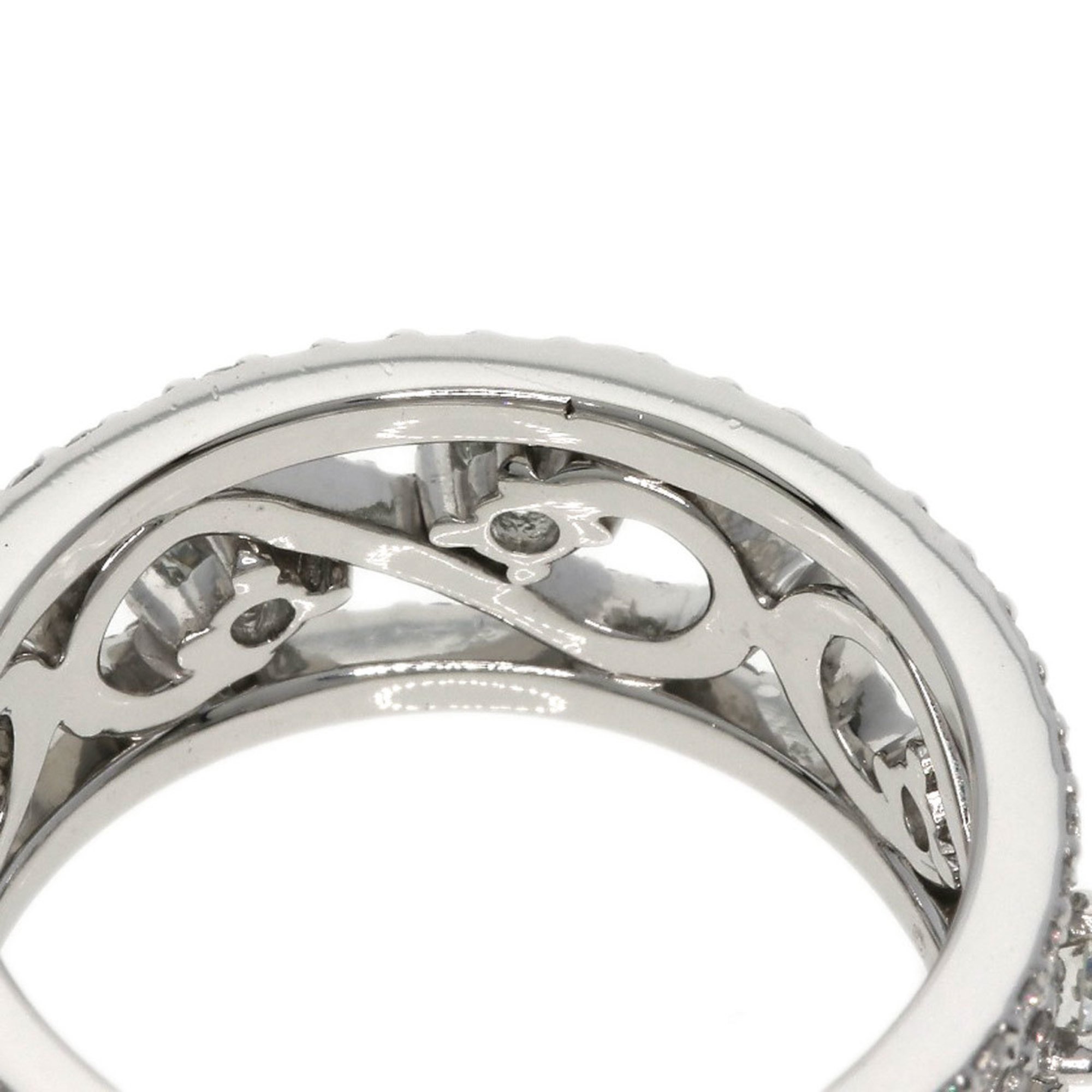 Tiffany Enchant Scroll Diamond Ring, Platinum PT950, Women's, TIFFANY&Co.