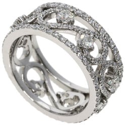 Tiffany Enchant Scroll Diamond Ring, Platinum PT950, Women's, TIFFANY&Co.