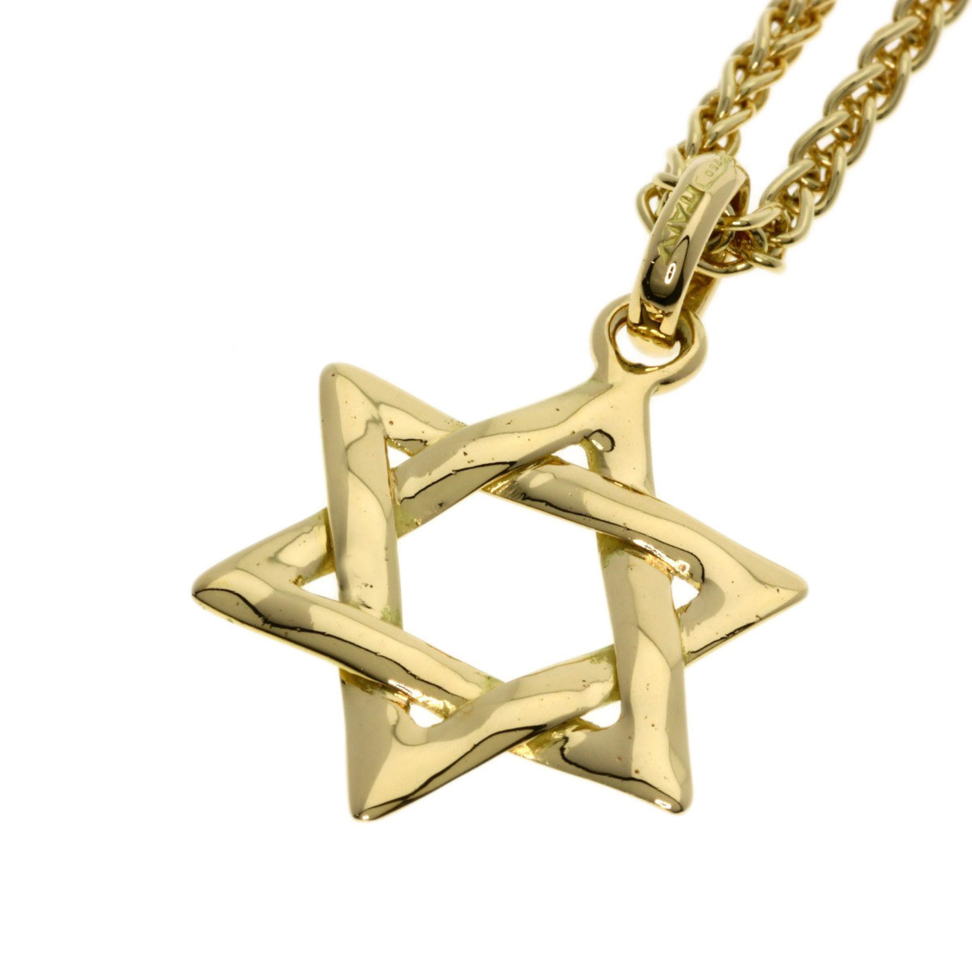 Tiffany Star of David Necklace, 18K Yellow Gold, Women's, TIFFANY&Co.