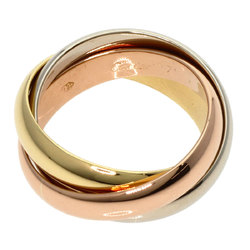 Cartier Trinity Ring, K18 Yellow Gold, K18PG, K18WG, Women's, CARTIER