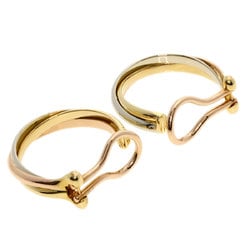 Cartier Trinity Earrings K18 Yellow Gold K18WG K18PG Women's CARTIER