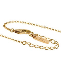 CELINE Diamond Macadam Necklace K18 Pink Gold Women's