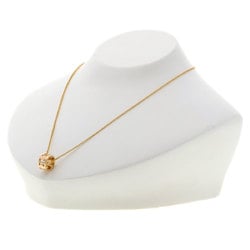 CELINE Diamond Macadam Necklace K18 Pink Gold Women's