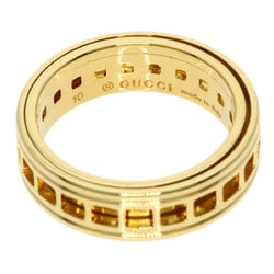 Gucci Scroll #10 Ring, 18K Yellow Gold, Women's, GUCCI