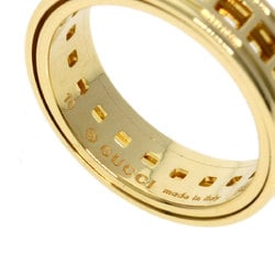 Gucci Scroll #10 Ring, 18K Yellow Gold, Women's, GUCCI