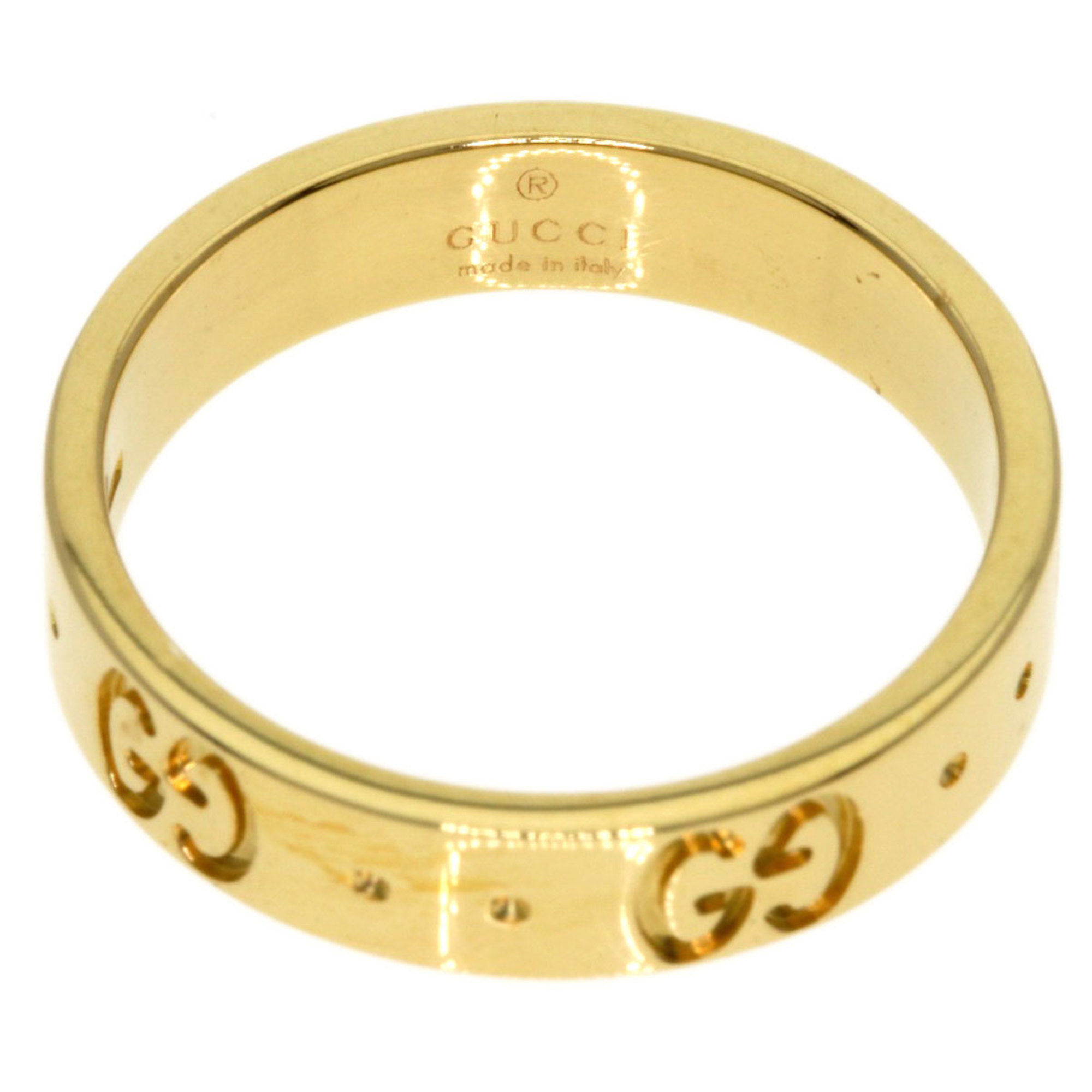 Gucci Icon #9 Ring, 18K Yellow Gold, Women's, GUCCI