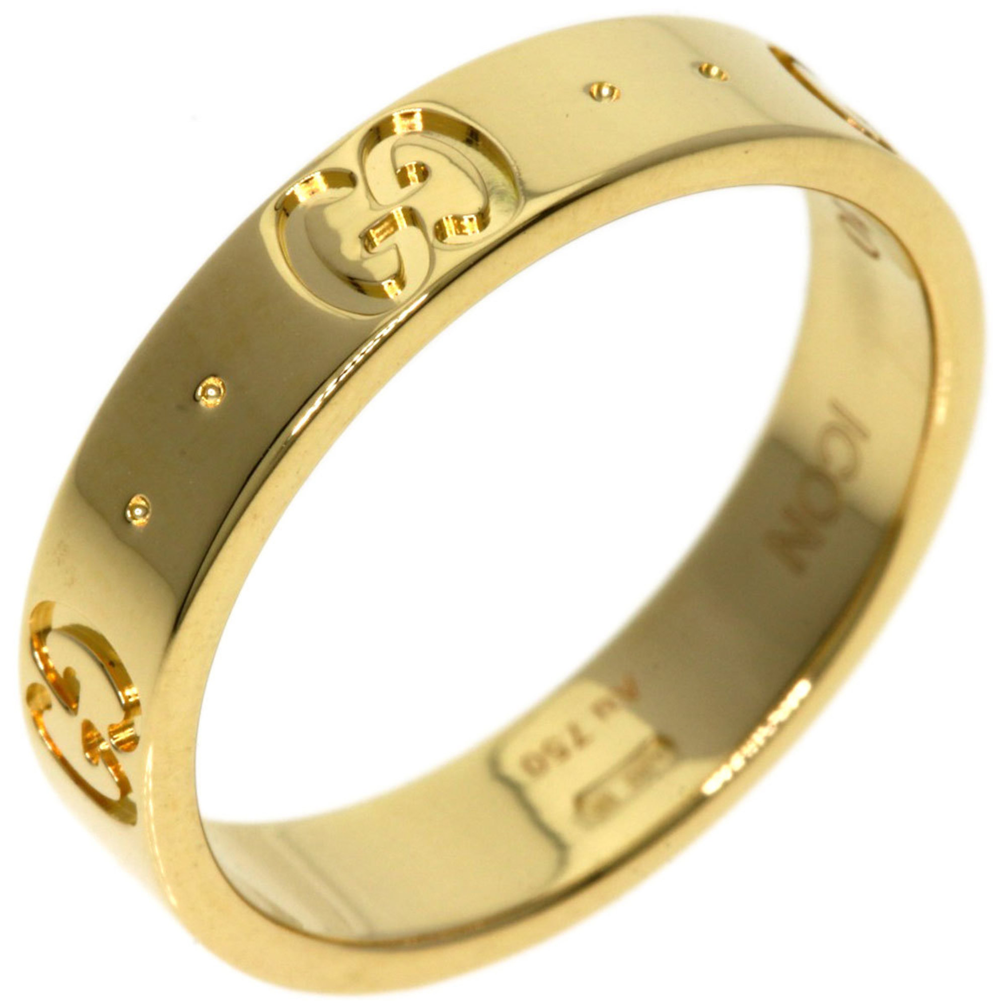 Gucci Icon #10 Ring, 18K Yellow Gold, Women's, GUCCI