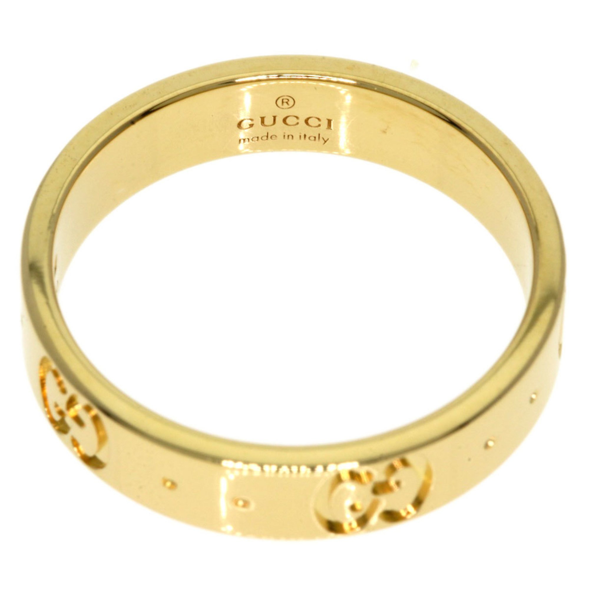 Gucci Icon #10 Ring, 18K Yellow Gold, Women's, GUCCI