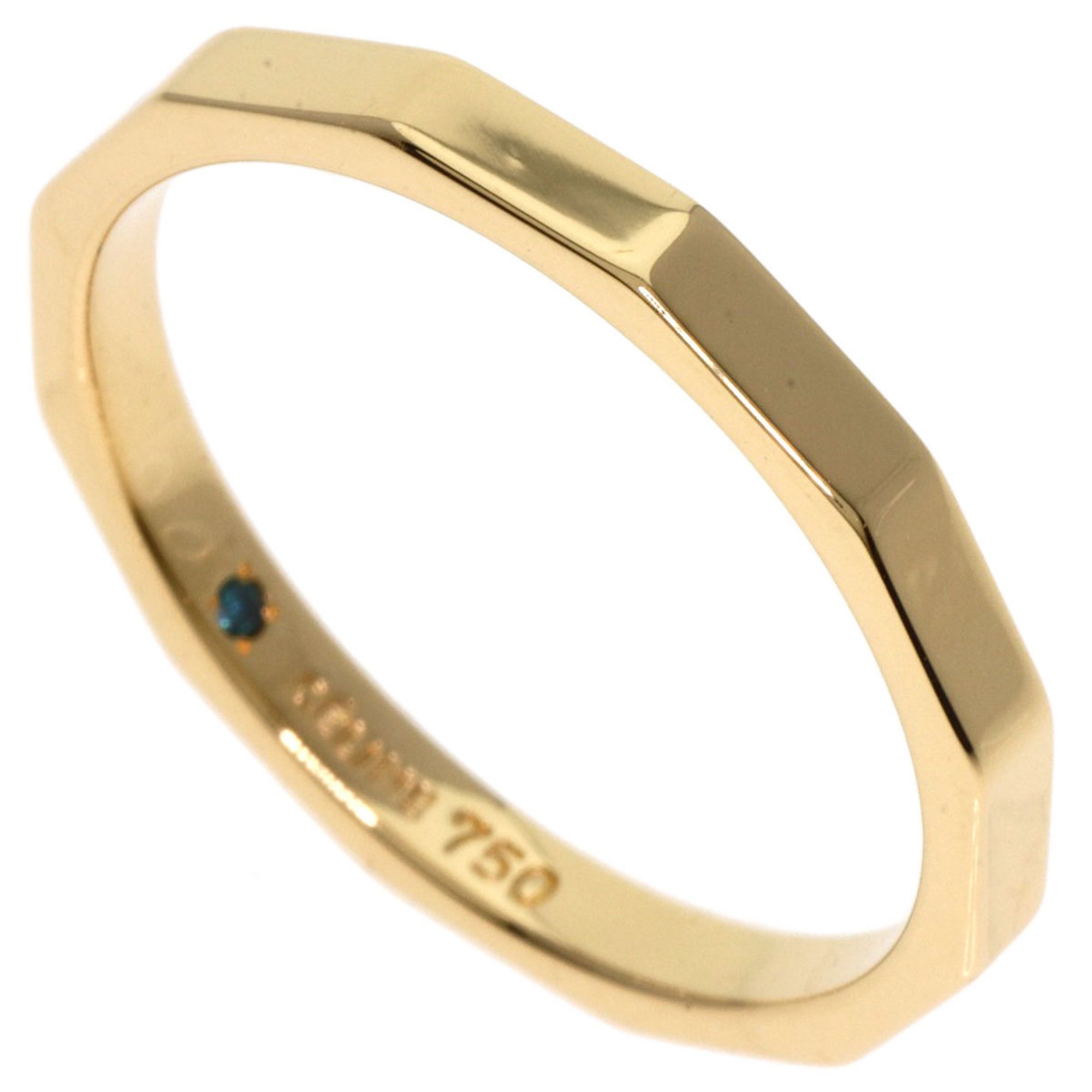 CELINE Inner Stone Ring, 18K Yellow Gold, Women's,