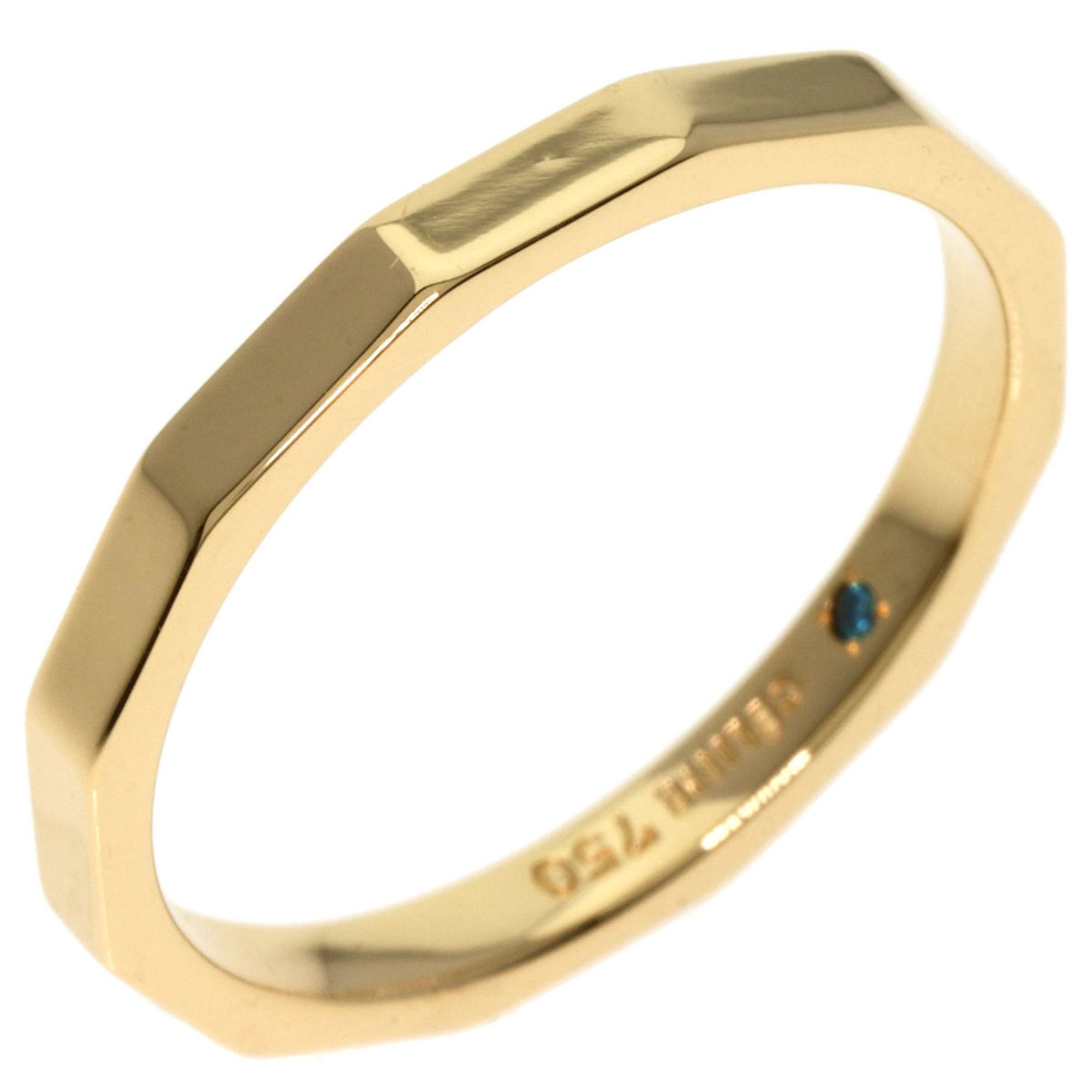 CELINE Inner Stone Ring, 18K Yellow Gold, Women's,