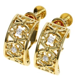 Celine Diamond Earrings K18 Yellow Gold Women's CELINE