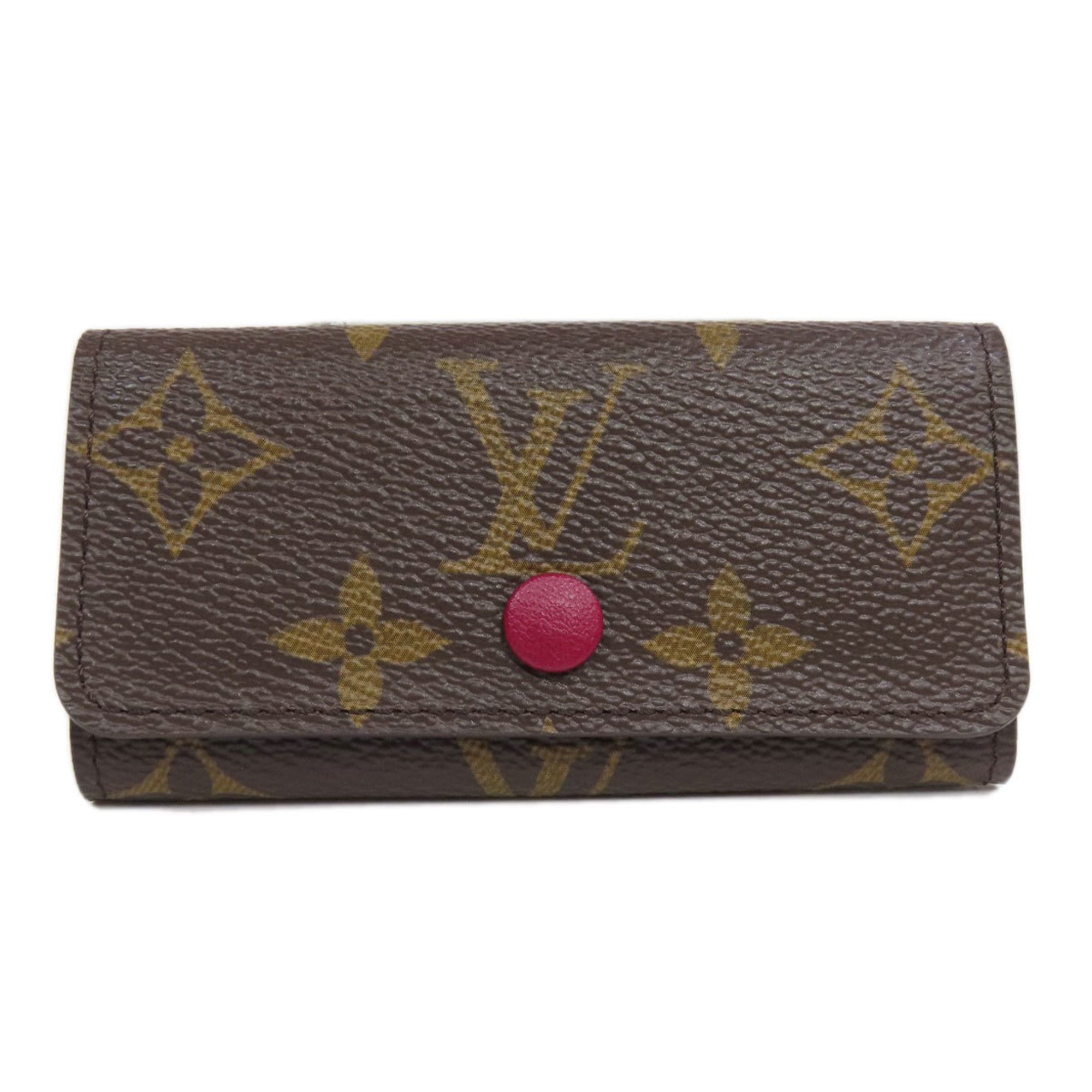 Louis Vuitton M60705 Multicle 4 Key Case Monogram Canvas Women's LOUIS VUITTON