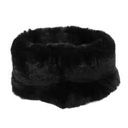 CHANEL Coco Mark Scarf Fur Women's