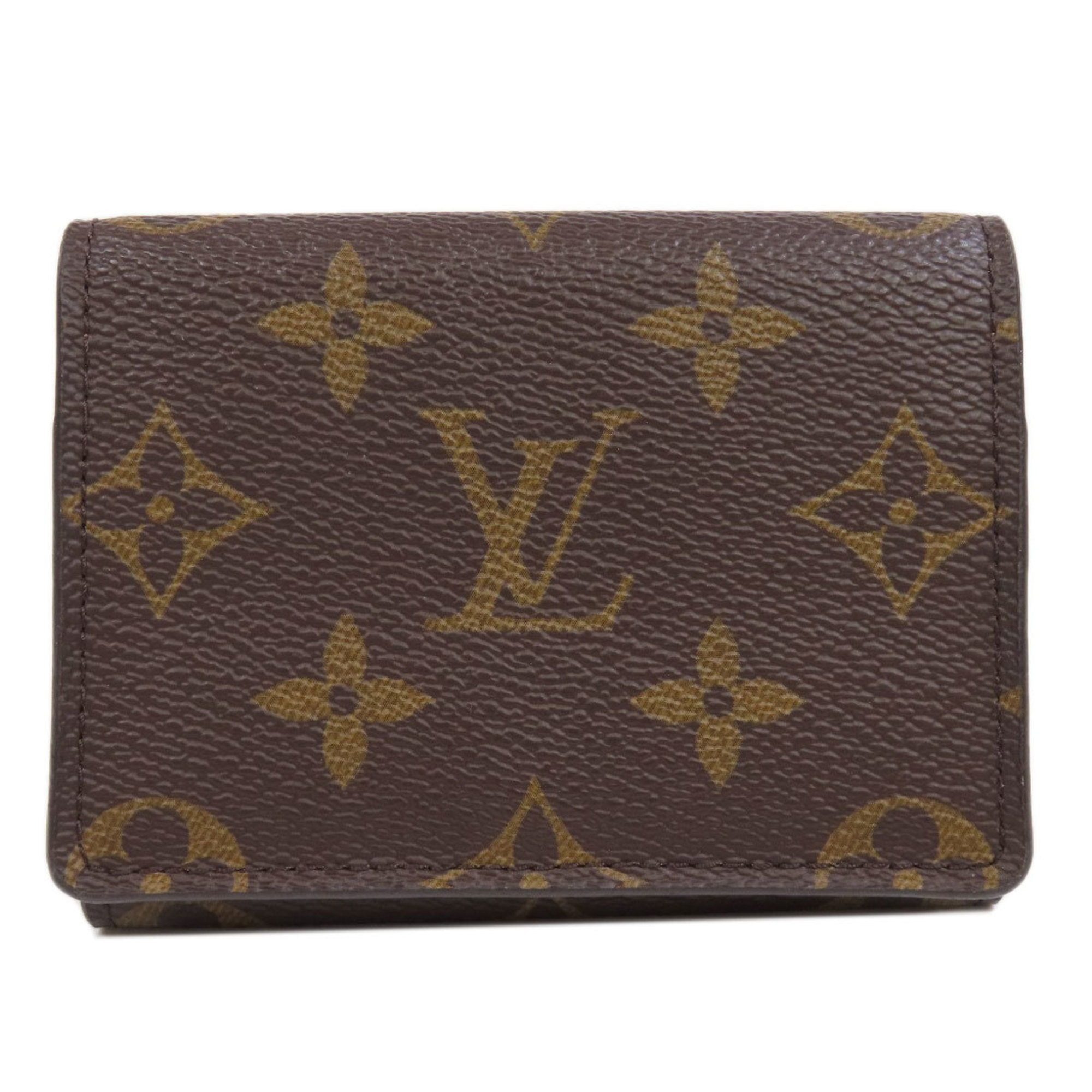 Louis Vuitton M63801 Envelope Carte de Visite Business Card Holder/Card Case Monogram Canvas Women's LOUIS VUITTON