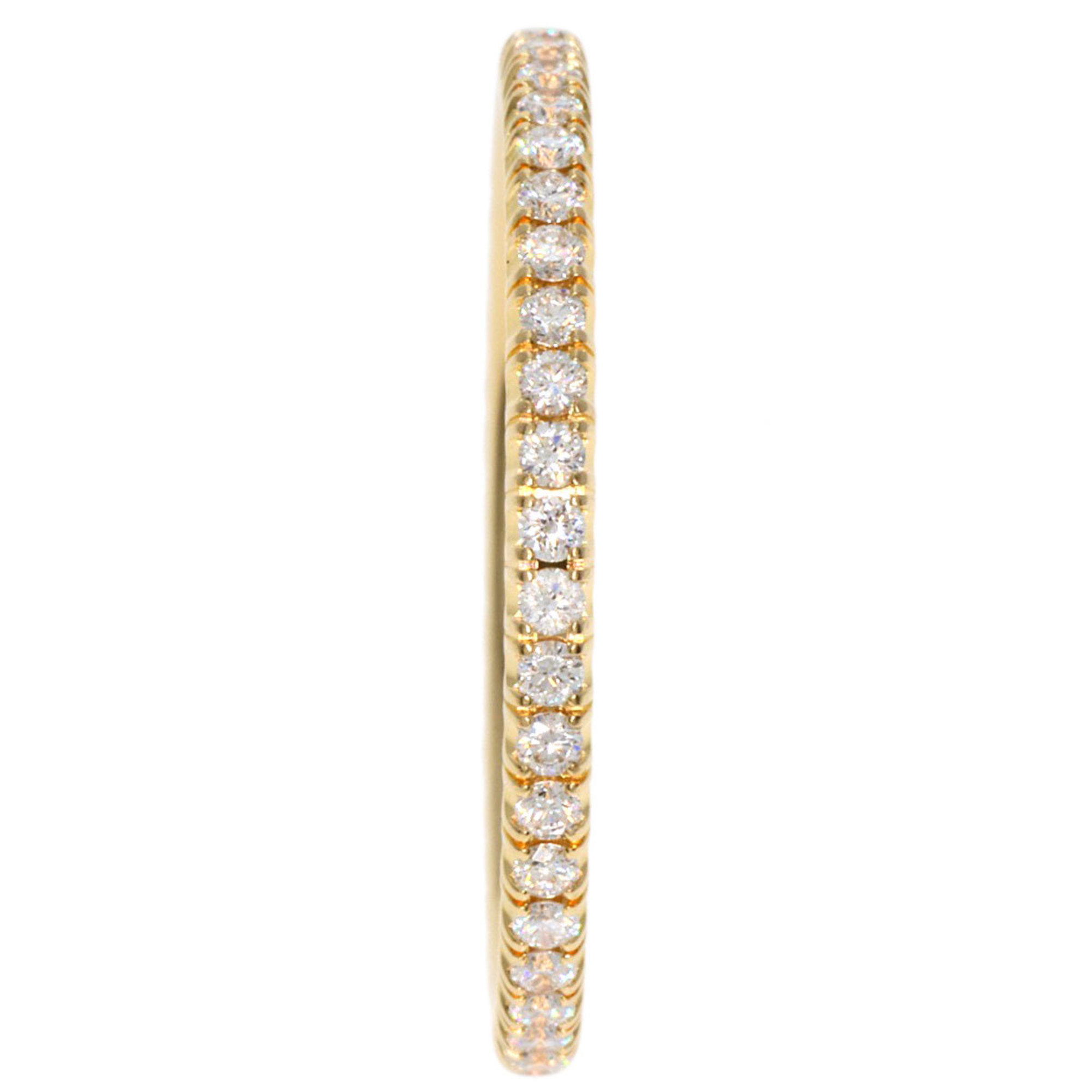 Cartier Ethancel Full Eternity Diamond #47 Ring, 18K Yellow Gold, Women's, CARTIER