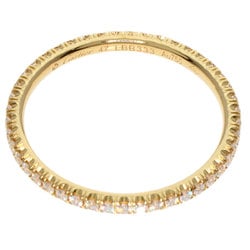 Cartier Ethancel Full Eternity Diamond #47 Ring, 18K Yellow Gold, Women's, CARTIER