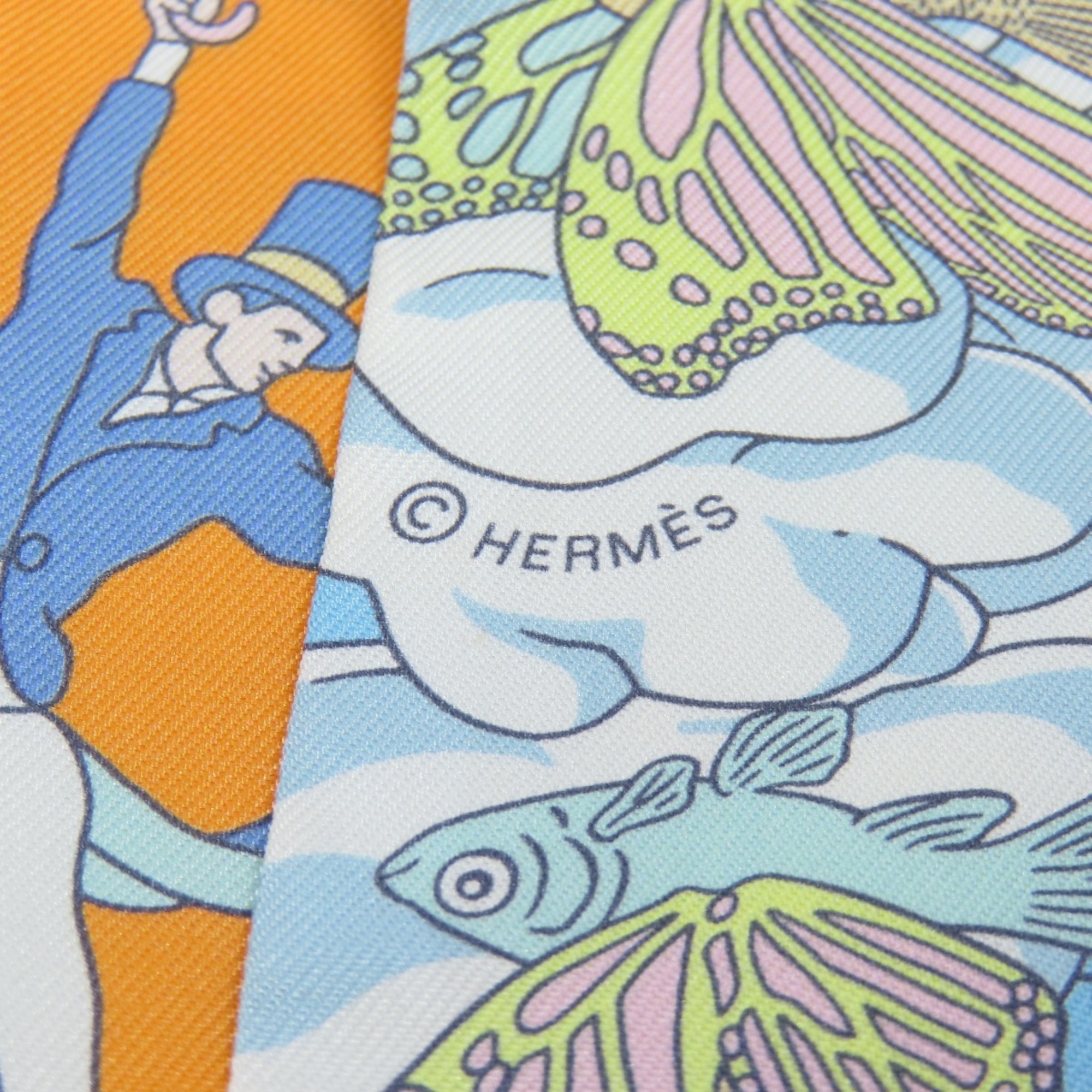 Hermes Twilly Scarf Silk Women's HERMES