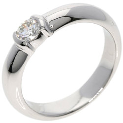 Tiffany Solitaire Diamond I-VVS2-VG Ring, Platinum PT950, Women's, TIFFANY&Co.