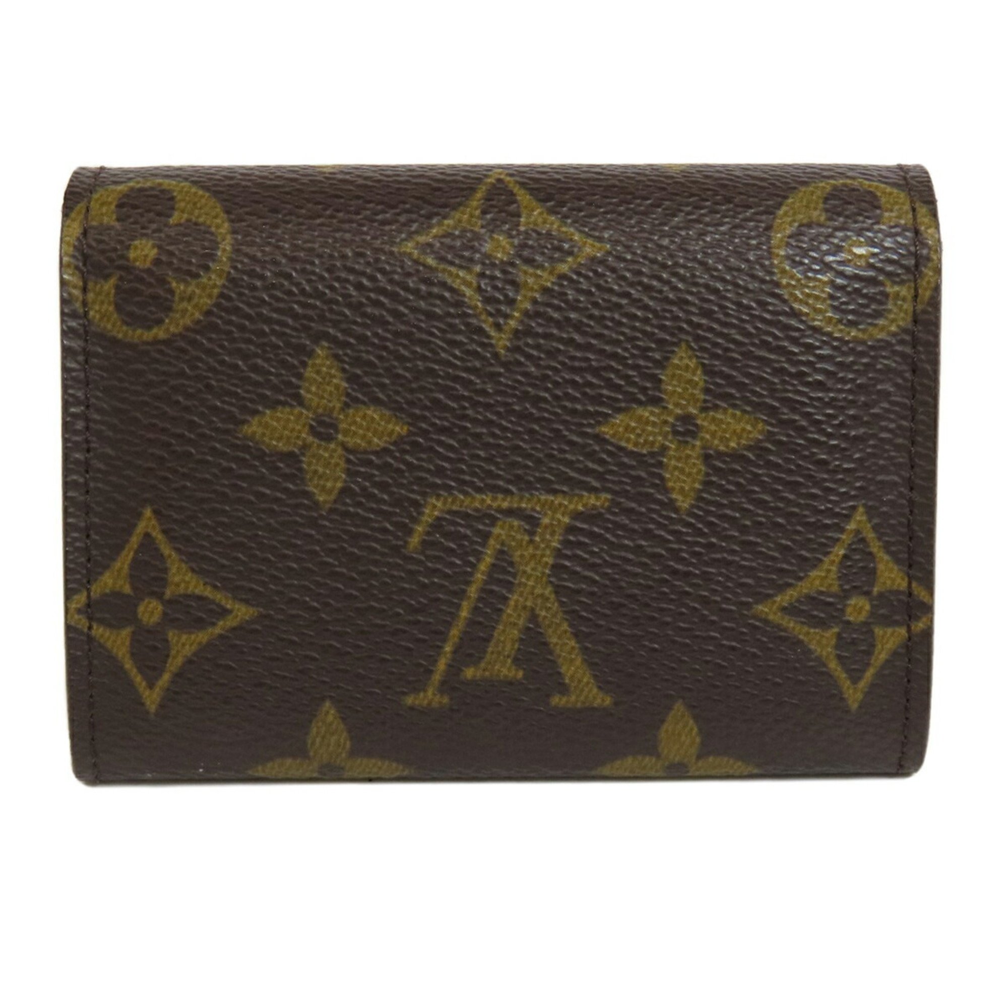 Louis Vuitton M61930 Porto Monnaie Plat Wallet/Coin Case Monogram Canvas Women's LOUIS VUITTON