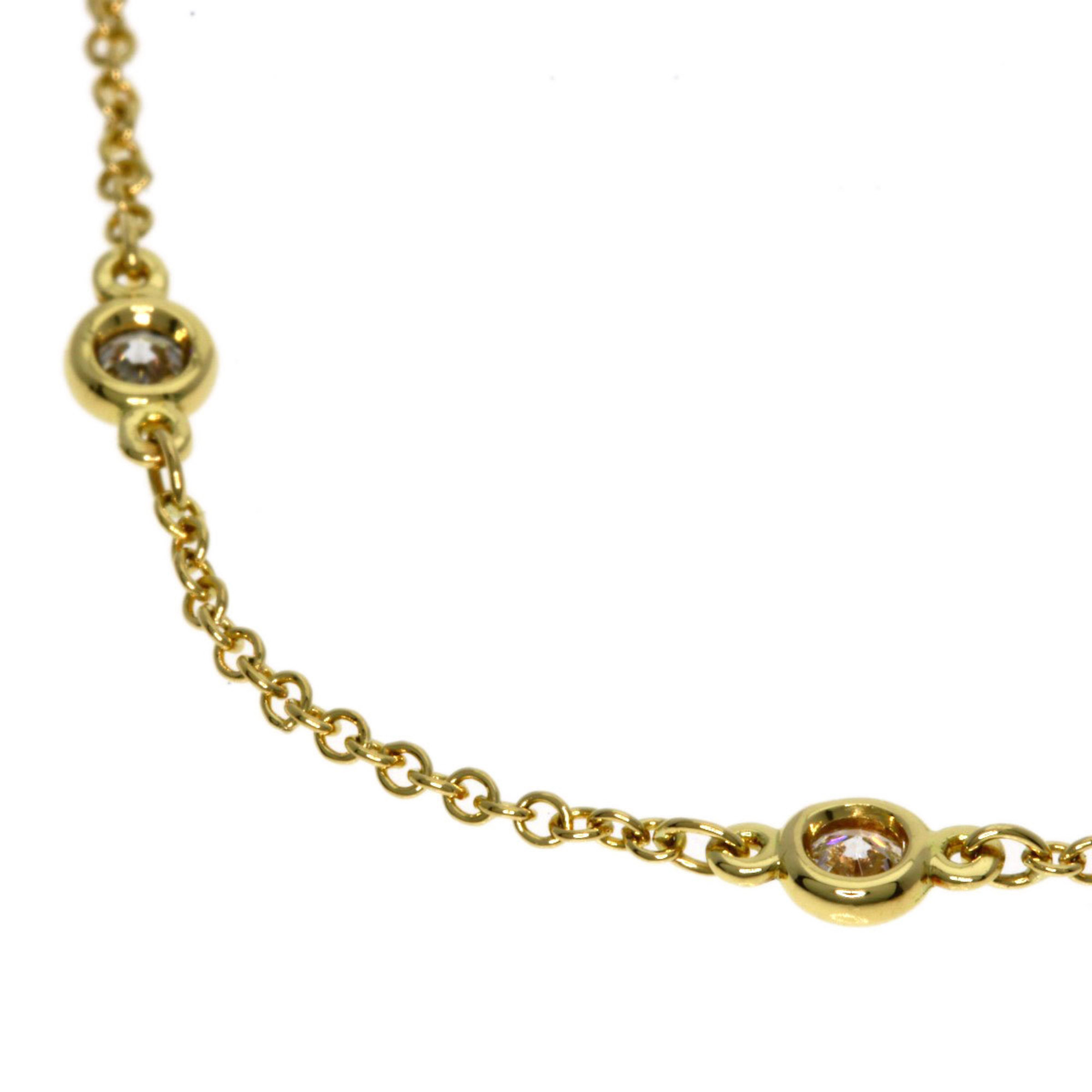 Tiffany & Co. by the Yard 6P Diamond Bracelet, 18K Yellow Gold, Women's, TIFFANY