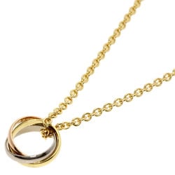 Cartier Baby Trinity Necklace K18 Yellow Gold K18PG K18WG Women's CARTIER