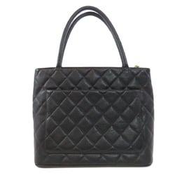 CHANEL Reproduction Tote Bag Caviar Skin Women's