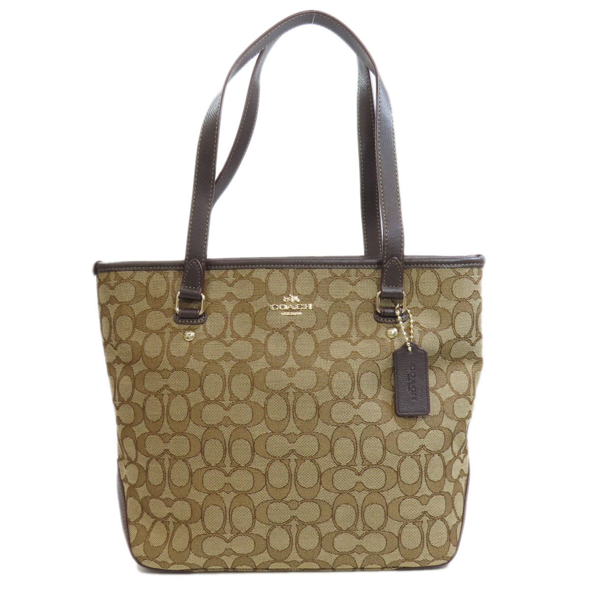 Coach F55364 Signature Handbag Canvas Women's COACH