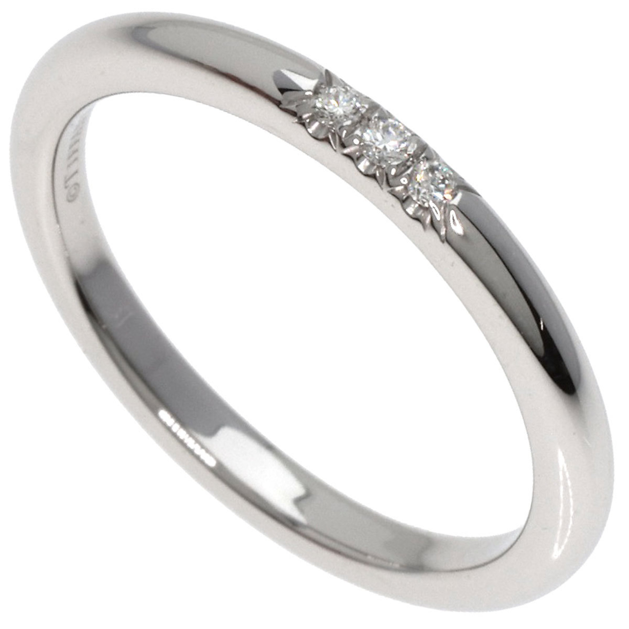 Tiffany & Co. Forever Wedding 3P Diamond Ring, Platinum PT950, Women's, TIFFANY