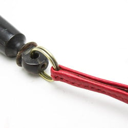 Hermes Whistle For Dog Dog Whistle Leather Wood Dark Brown,Red Color